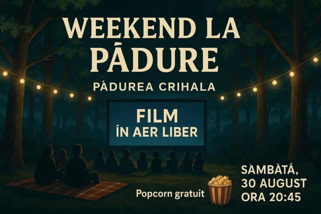 sâmbătă magică de cinema în aer liber!