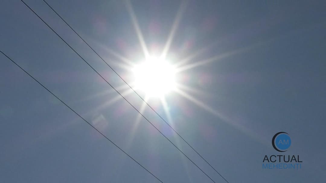 Cod galben de caniculă pentru 2 septembrie, cu temperaturi estivale între 33 și 35 de grade!