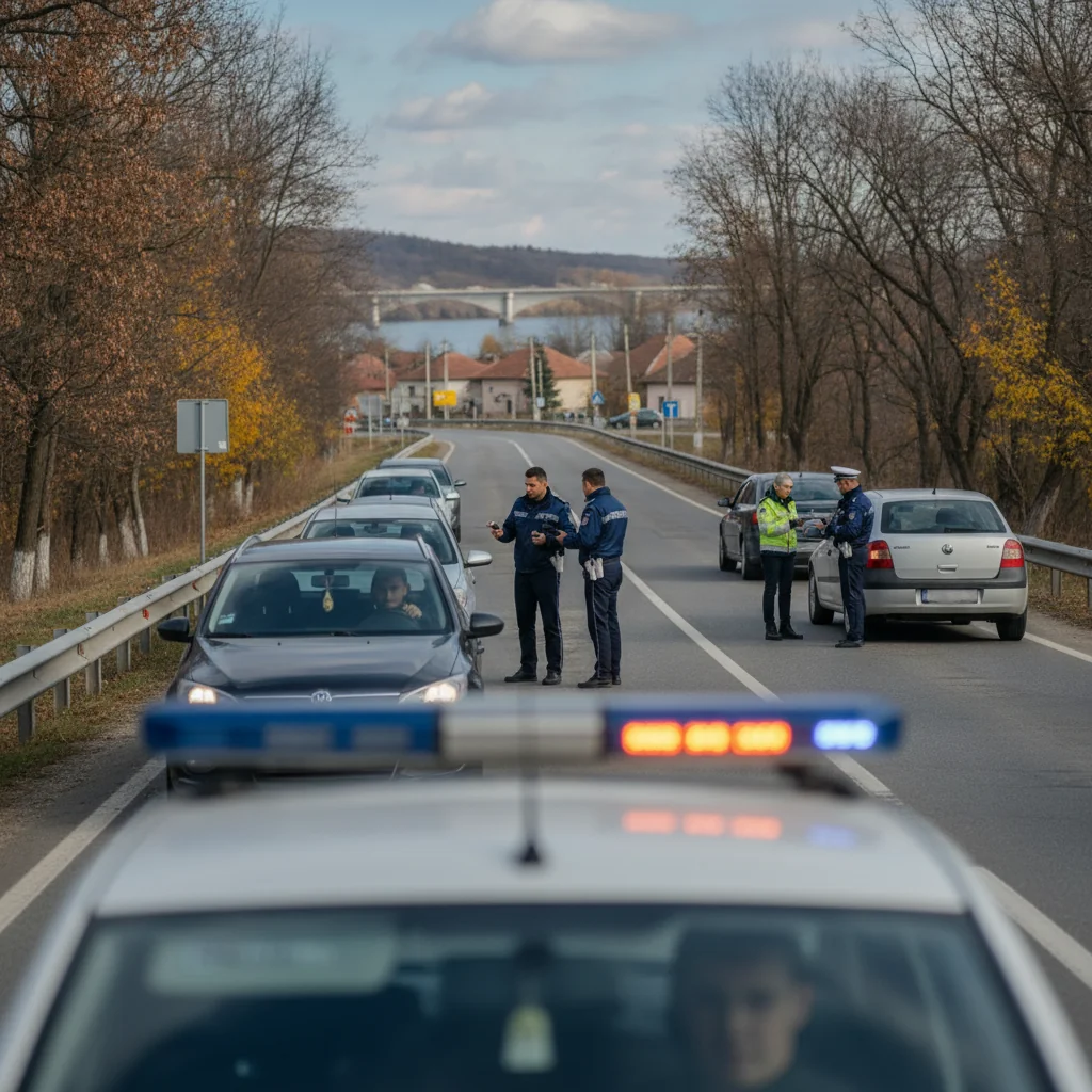 Poliția Mehedinți a reținut 56 de permise și a dat amenzi de 250.000 lei în 48 de ore