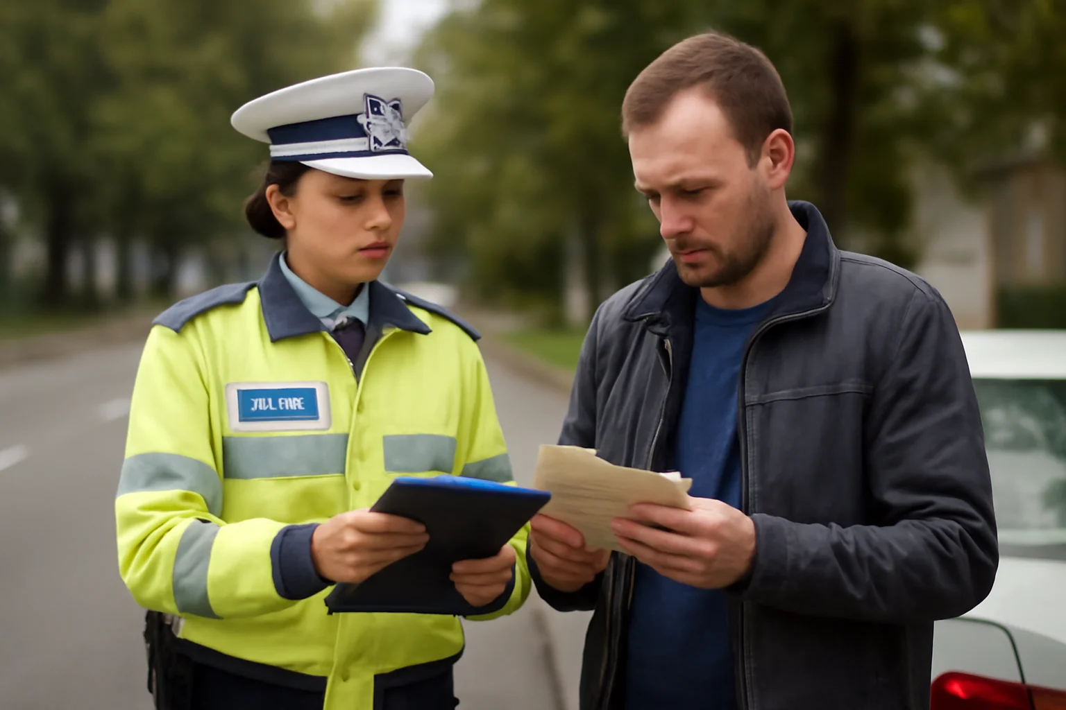 Severin, bd. Tudor Vladimirescu: fără permis, numere false